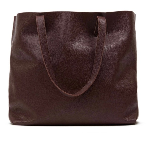Cuyana Burgundy Tote Bag - Picture 3 of 12